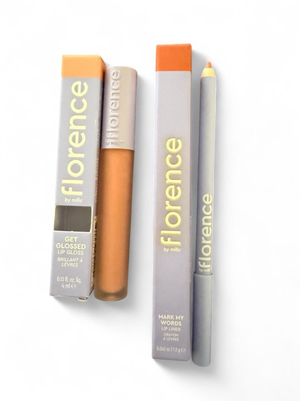 Florence by Mills lip gloss and lip liner *Bundle*
